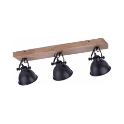 Leuchten Direkt 11983-18 - Lampă spot SAMIA 3xE14/40W/230V negru