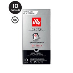 10 Capsule Illy Espresso Forte - Compatibile Nespresso