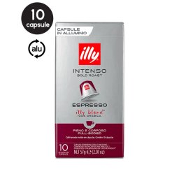 10 Capsule Illy Espresso Intenso - Compatibile Nespresso