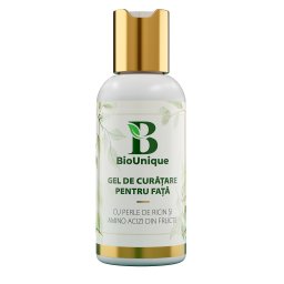 Gel de curățare a feței cu Perle de Ricin, Amino Acizi din Fructe - 100 ml