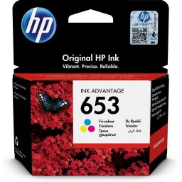 Cartus cerneala HP 653, Tri-color