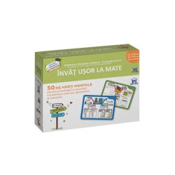 Invat usor la Mate: 50 de harti mentale - Volumul II - Cls. a III-a, a IV-a, a V-a