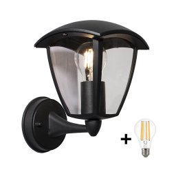 Aplică LED de exterior LUNA 1xE27/60W/230V IP44 BRILAGI