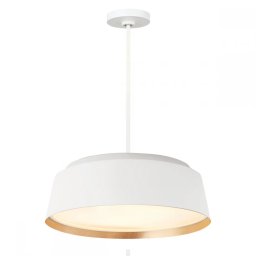Lustra Asher by Ellen DeGeneres, design contemporan, alb mat, 5xE14, FE-ASHER-5P-WHT