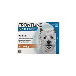 Frontline Spot On Caine S (2-10 kg) - 3 Pipete Antiparazitare (fipronil)