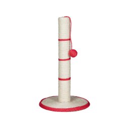 Sisal Plat cu Stalp si Jucarie H50 cm Diametru 31 cm