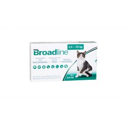 Broadline Cat L, 2.5-7.5 kg, 3 pipete