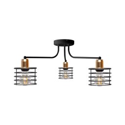 Lustră aplicată EDISON 3xE27/15W/230V