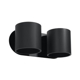 Sollux SL.0660 - Aplica de perete ORBIS 2xG9/40W/230V negru