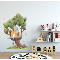 Casuta din povesti de aventura-sticker decorativ