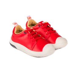 Pantofi Unisex Bibi Prewalker Rosii cu Siret Elastic