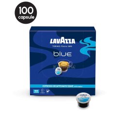 100 Capsule Lavazza Blue Espresso Deca
