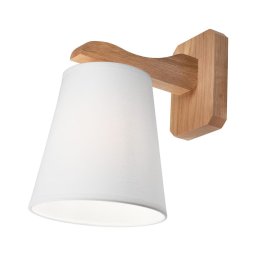 Aplică ANDREA 1xE27/60W/230V stejar/albă