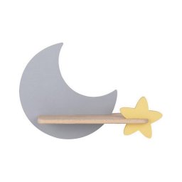 Aplică LED cu raft pentru copii MOON LED/5W/230V