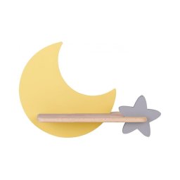 Aplică LED cu raft pentru copii MOON LED/5W/230V