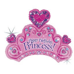 Balon folie Tiara Coronita printesa 86 cm