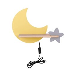 Aplică LED cu raft pentru copii MOON LED/5W/230V