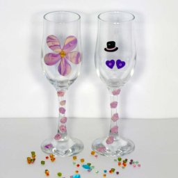 Pahare miri decorate - cod M026