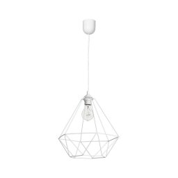 Lampă suspendată BASKET 1xE27/60W/230V alb