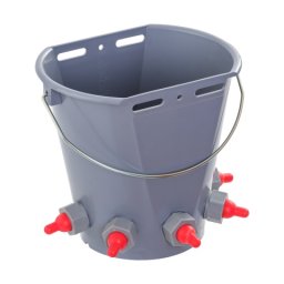 Găleată de alăptare pentru miei și iezi. 5 tetine, 8 litri