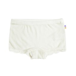 Chilot hipster fete Joha lână merinos si mătase - Basic White