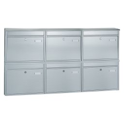 Rottner Modul 6 Cutii Poștale (Fără Stand) Gri
