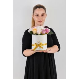 Set cadou , Trandafiri de sapun , cutie medie , Ilona 9