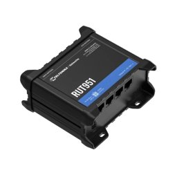 Router industrial 4G Teltonika RUT951, WiFi, 4 porturi Ethernet, Modbuss, MQTT