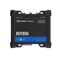 Router industrial 4G / LTE dual SIM Teltonika RUT956, WiFi, 4 x Ethernet, 7 I/O-uri, interfață Web, suport multiple protocoale, GNSS
