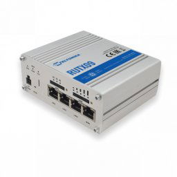 Router industrial DUAL SIM 4G Teltonika RUTX09, 4 porturi Ethernet, gateway, MODBUS, GPS, intrare și ieșire digitală, carcasă metalică