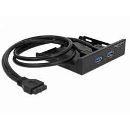 Front Panel 3.5" cu 2 x USB 3.0, Delock 63994