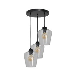Lustră pe cablu SANTIAGO 3xE27/60W/230V transparent