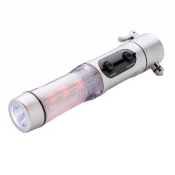 Lumina pentru situatii de urgenta si ciocan, Everestus, EY01, abs, fier, argintiu