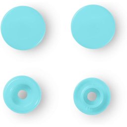 capse plastic (30 perechi) de 12,4 mm turcoaz deschis Prym