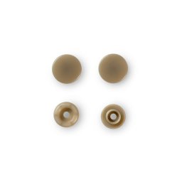 Set capse plastic (30 perechi) de 12,4 mm, culoare 42 - sampanie, Prym, 393142