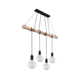 Lustră pe cablu Globo 15439-4 AUSTON 4xE27/60W/230V