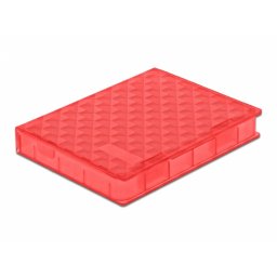 Carcasa de protectie pentru HDD / SSD 2.5" Rosu, Delock 18370