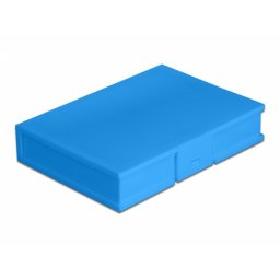 Carcasa de protectie pentru HDD / SSD 3.5" Albastru, Delock 18373
