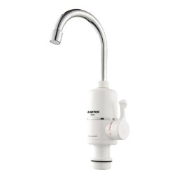 Robinet instant apa calda Albatros Magic, Element de incalzire al apei din inox, 3000 W, Alb