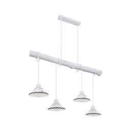 Lustră pe cablu Globo 54050-4H JOWITA 4xE27/40W/230V