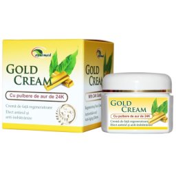 Crema de fata regeneratoare cu pulbere de aur de 24k