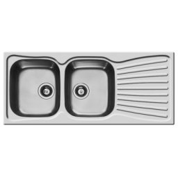 Chiuveta inox ARIADNE 116x50 2B 1D LN