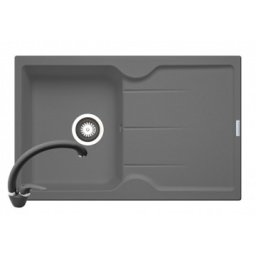 Set chiuveta granit PORTOS & baterie OSSIA - grey
