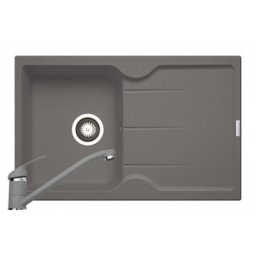 Set chiuveta granit PORTOS & baterie ASALIA - Grey