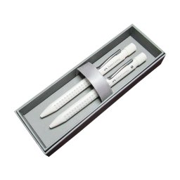 Set pix+creion Faber Castell Grip 2010 alb cocos 243908+231052