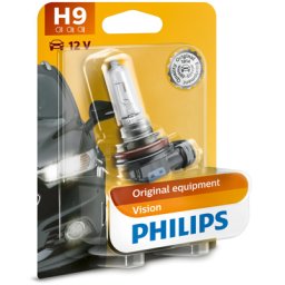Bec auto cu halogen H9 65W 12V Philips Vision