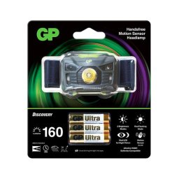 Frontala GP Discovery CH34, 160 lm, 3xAAA