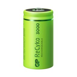 Baterii reincarcabile GP ReCyko D 5700mAh (R20), 1.2V, ambalaj reciclabil 2pcs