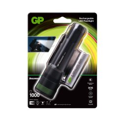 Lanterna reincarcabila GP Discovery CR42, 1000 lm, 1x18650 Lithium ion 2600mAh
