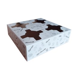 Suport carton 4 pahare set 50 buc